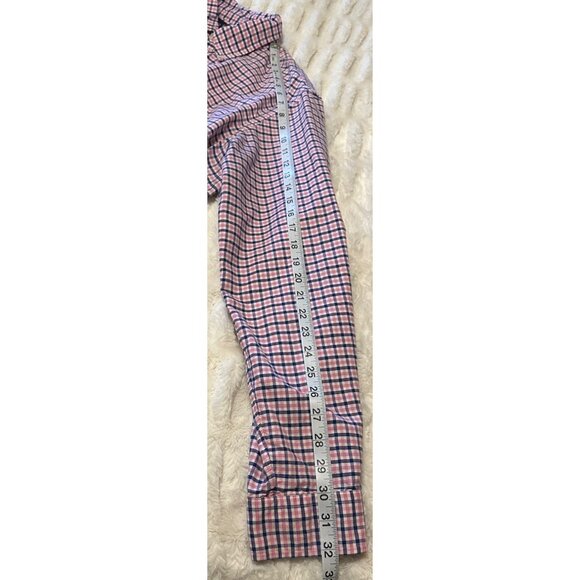 Men's Ralph Lauren Brand Button-Down Shirt 100% Cotton Pink Plaid Size XL - Picture 9 of 16